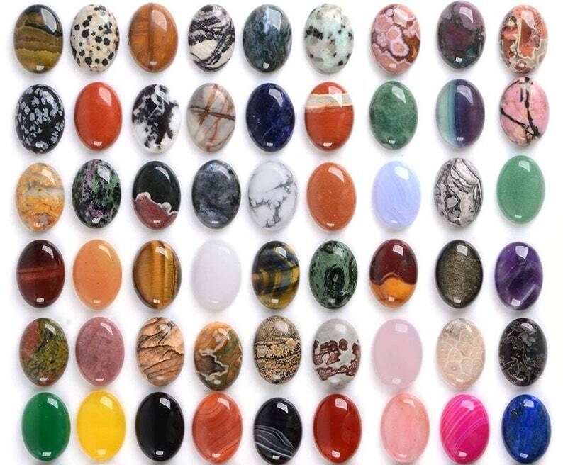 AA++ Natural Mix Gemstone Cabochon Loose Gemstone Wholesale Lot