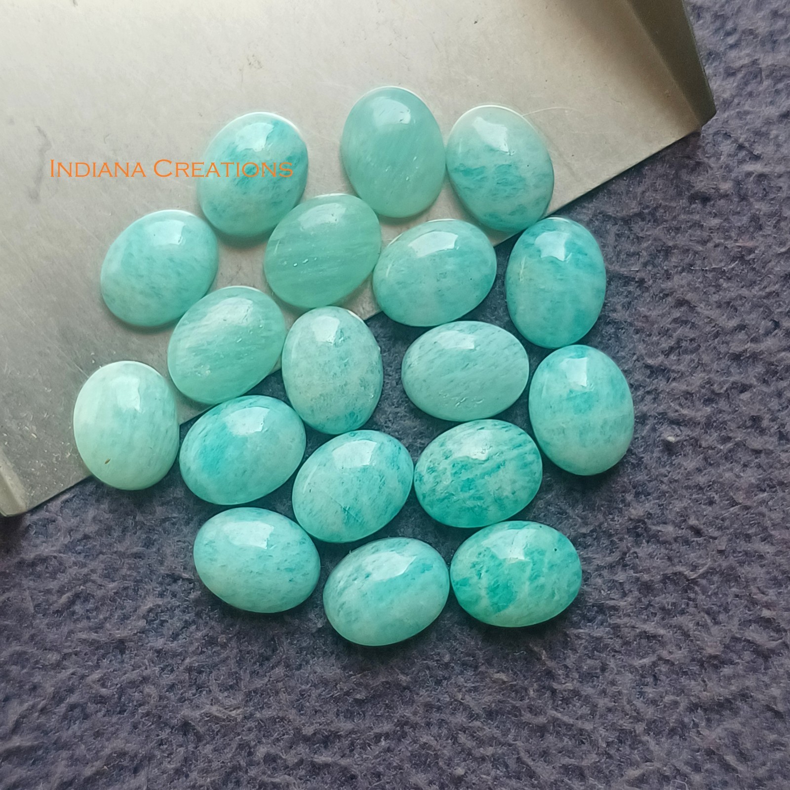 Natural Amazonite Oval Cabochon 5x7mm To 20x25mm Loose Gemstone