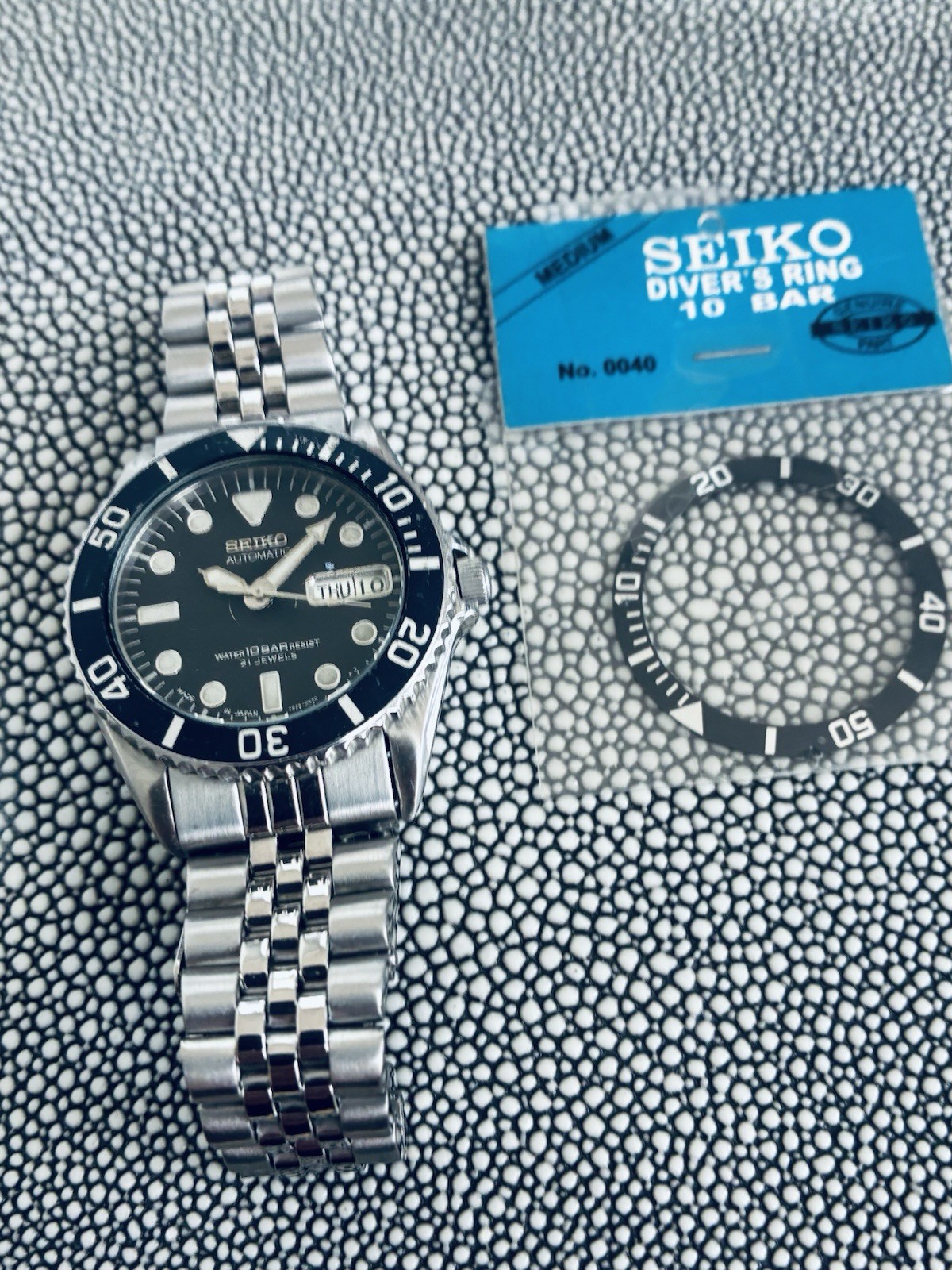 Rare Japan Seiko SKX023J Orig Men’s Automatic Diver Black Dial 100m 7S26-0040 Ex