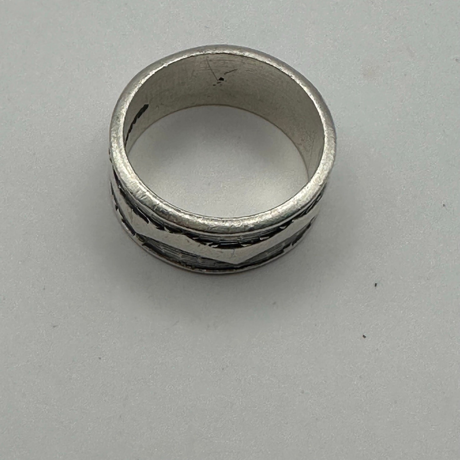 Batman silver tone ring mens womens unisex casual jewelry Size 7.25