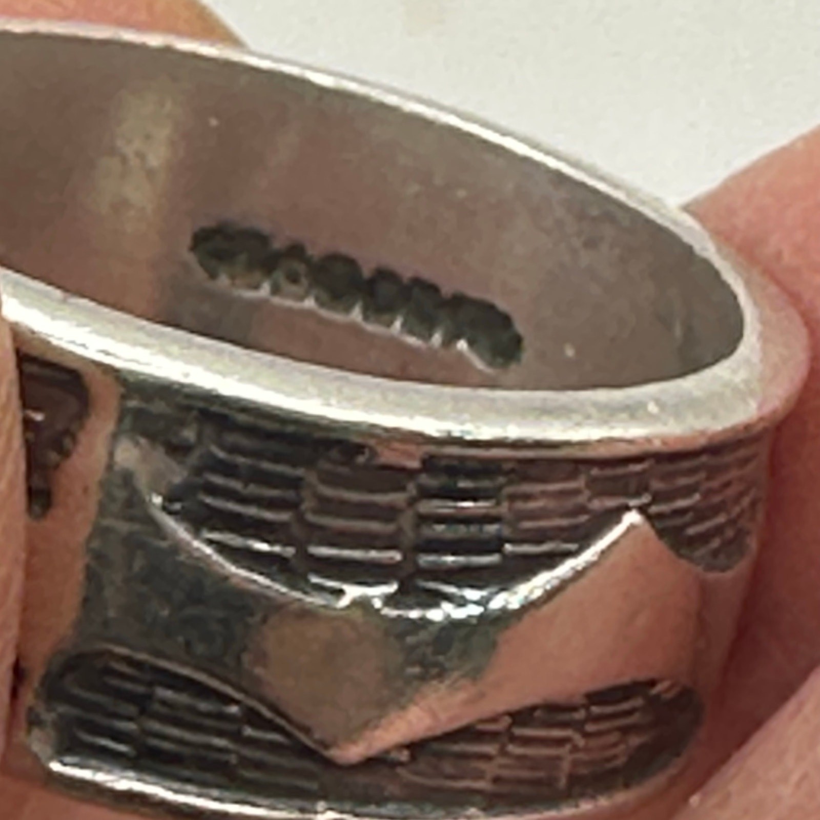 Batman silver tone ring mens womens unisex casual jewelry Size 7.25