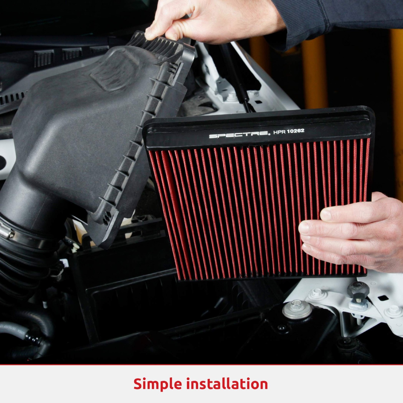 Spectre Performance Universal ClampOn Air Filter Washable Filter Round Tapere…