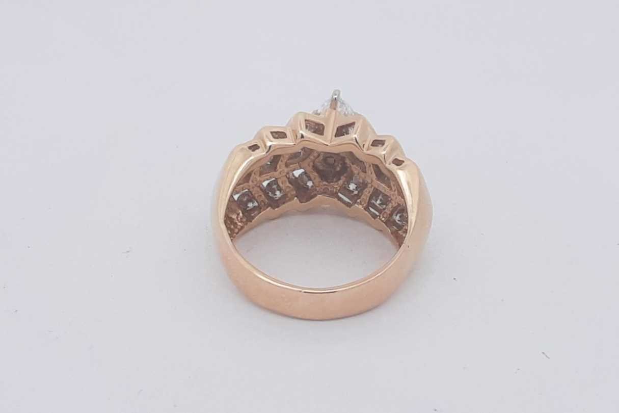 2.43cttw Diamond Ring In 14k Yellow Gold 8.8 Grams Size 6.75 Eb0226llxzsa