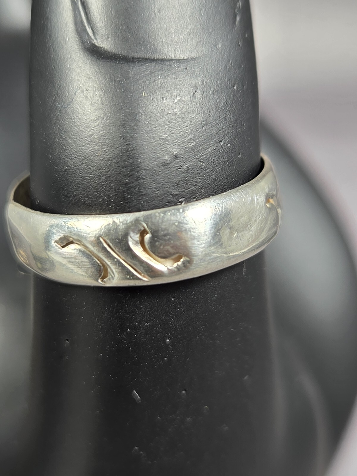 SILVER 925 1.2 Gram Size 6 1/2 Hand Made In Mexico Width 5mm