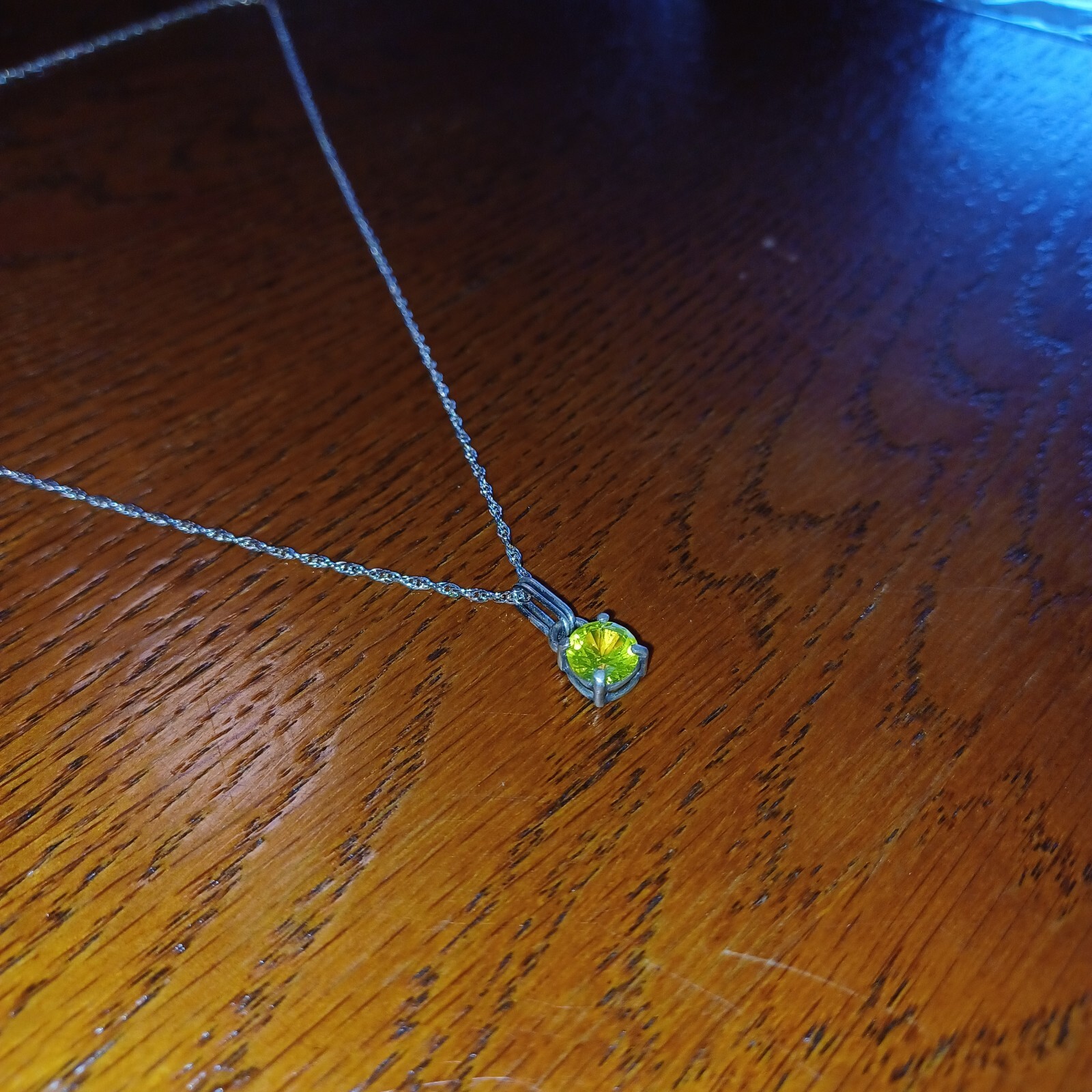 Hand Crafted YAG Yttrium Aluminum Garnet Pendant – Sterling Silver – 18” Chain