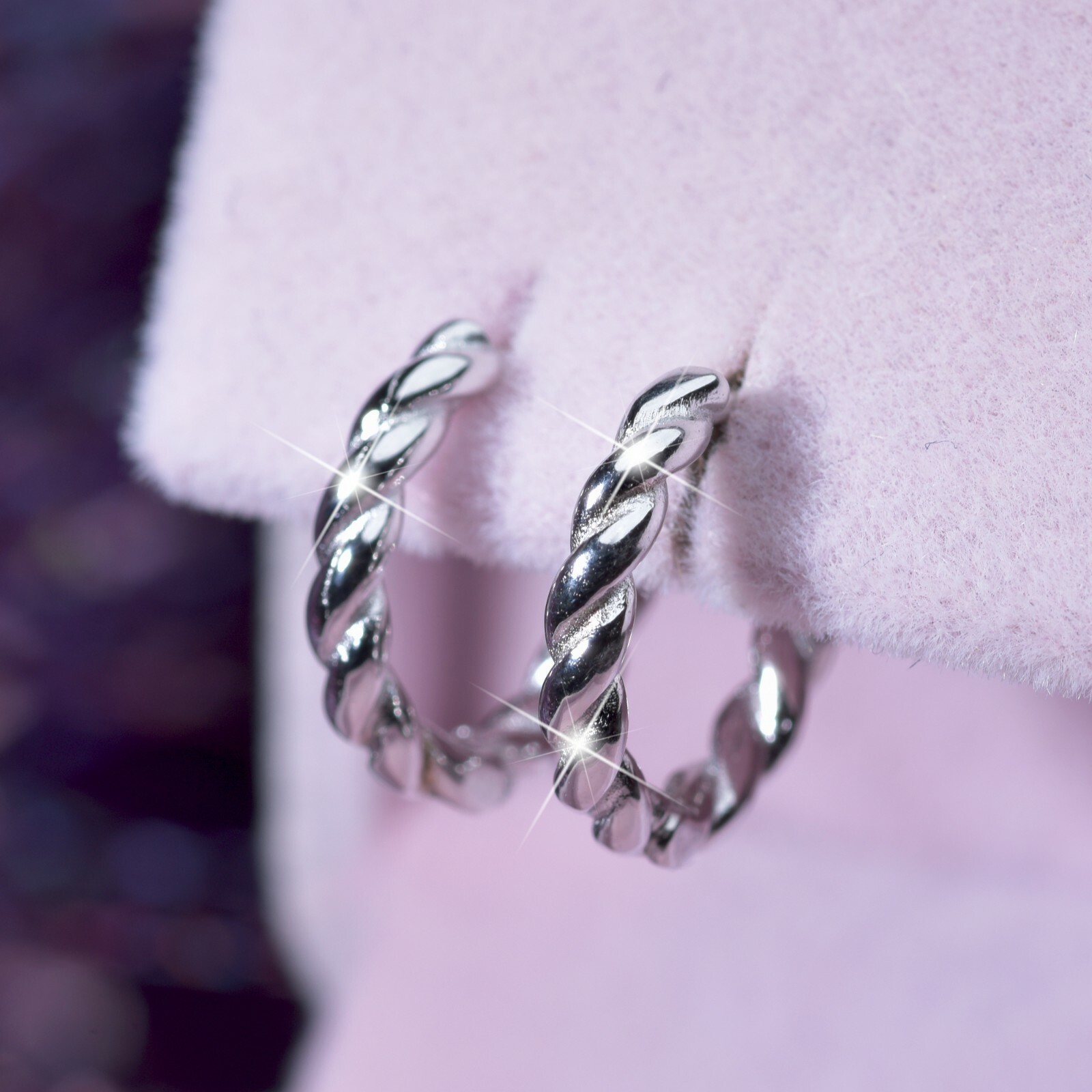 18k white gold gp REAL stamped 925 silver huggies kids earrings classic small