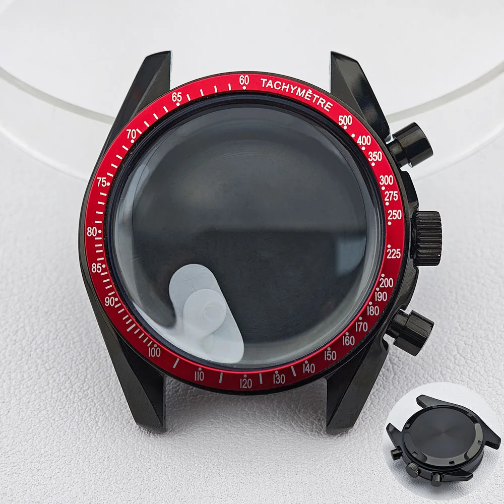 39.7mm Men’s Metal Case for VK63 Movement Watch Parts 20mm Strap Watch Box