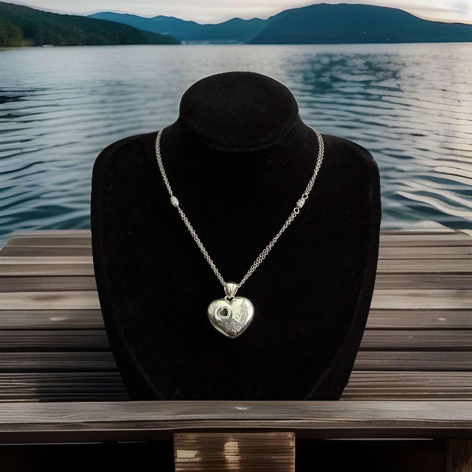 Brighton Necklace Love Is All You Need Heart NWT