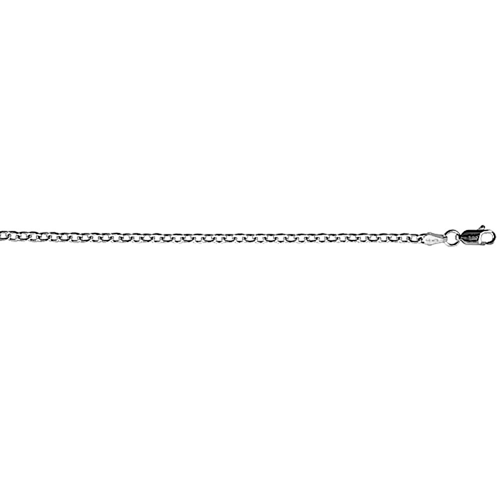 925 Sterling Silver Solid Cable Link Chain Necklace Bracelet 2.8mm 7″ to 30″