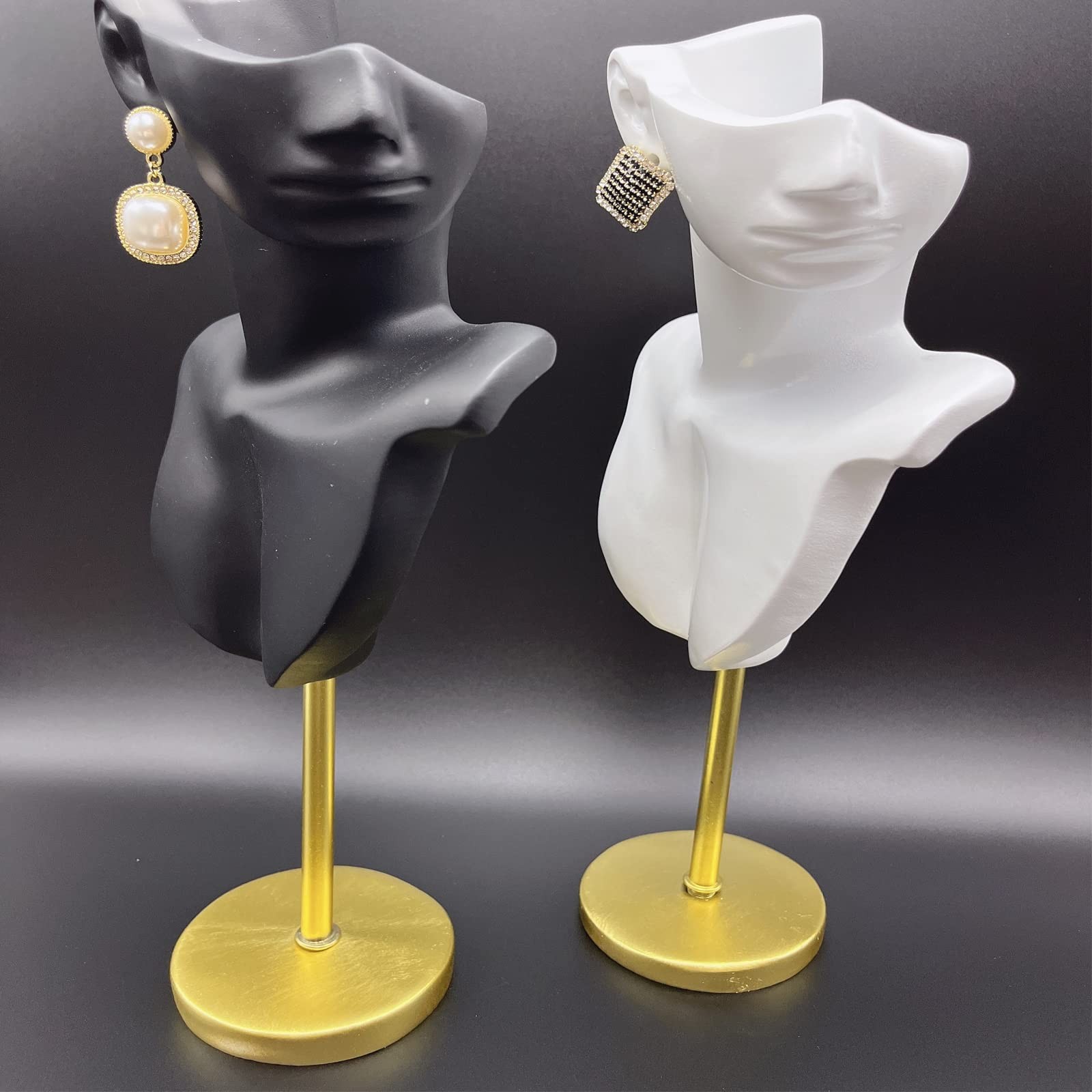 Jewelry Display Stand Jewelry Mannequin Bust Necklace Earring Display Holder …