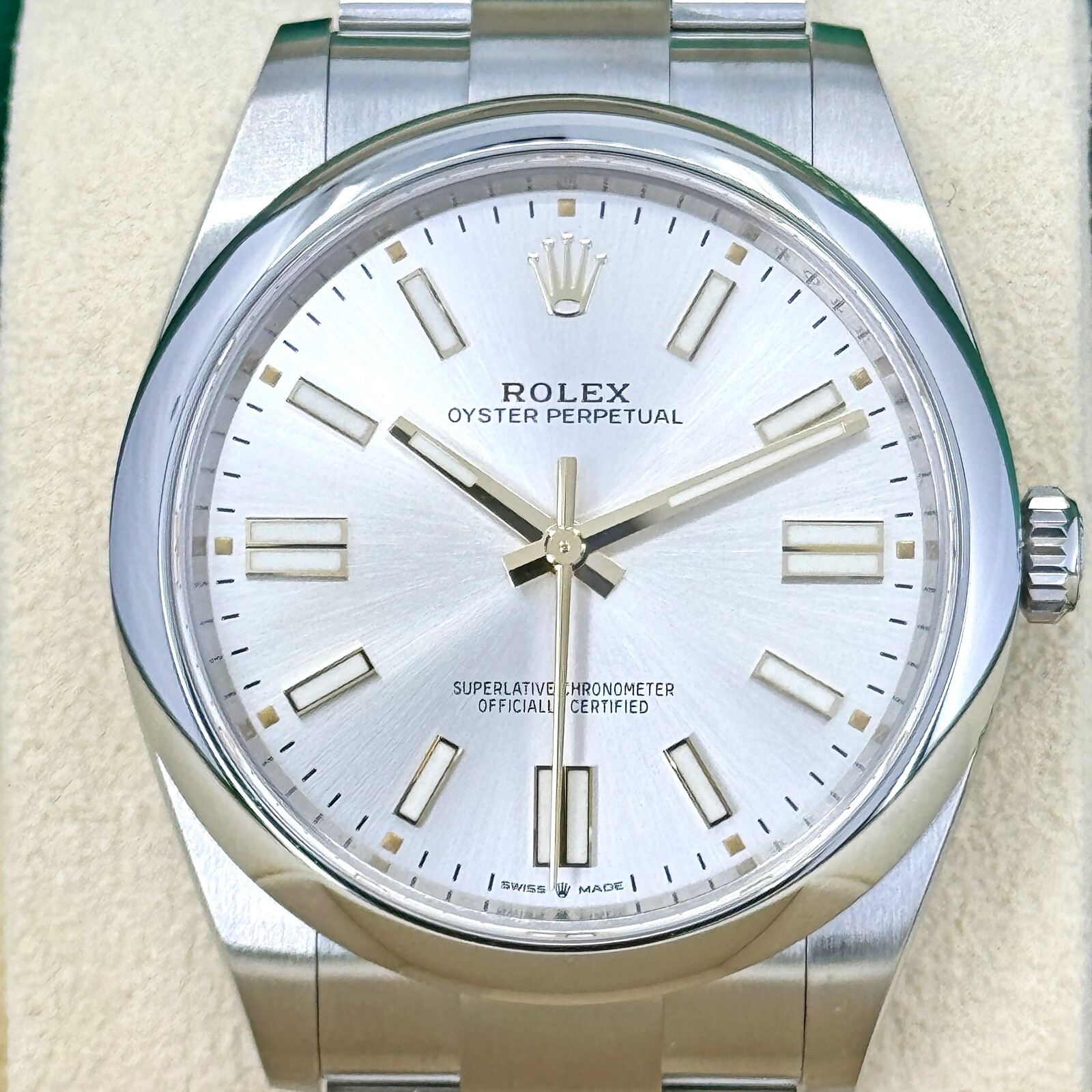Rolex Explorer 41, Oystersteel, Silver dial, Ref#124300-0001, Unworn, 2024