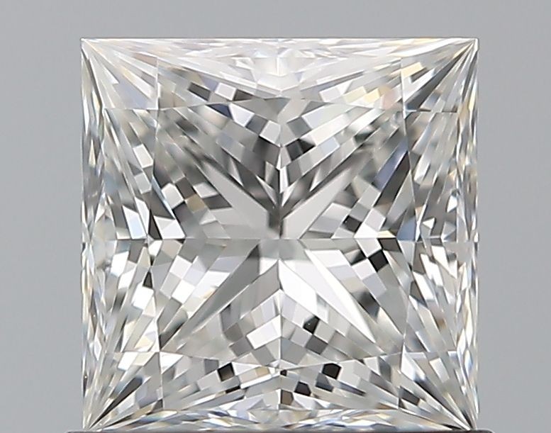 Princess Cut 1 Carat Cert. AGI Natural Mined Diamond Loose F color VVS2 clarity