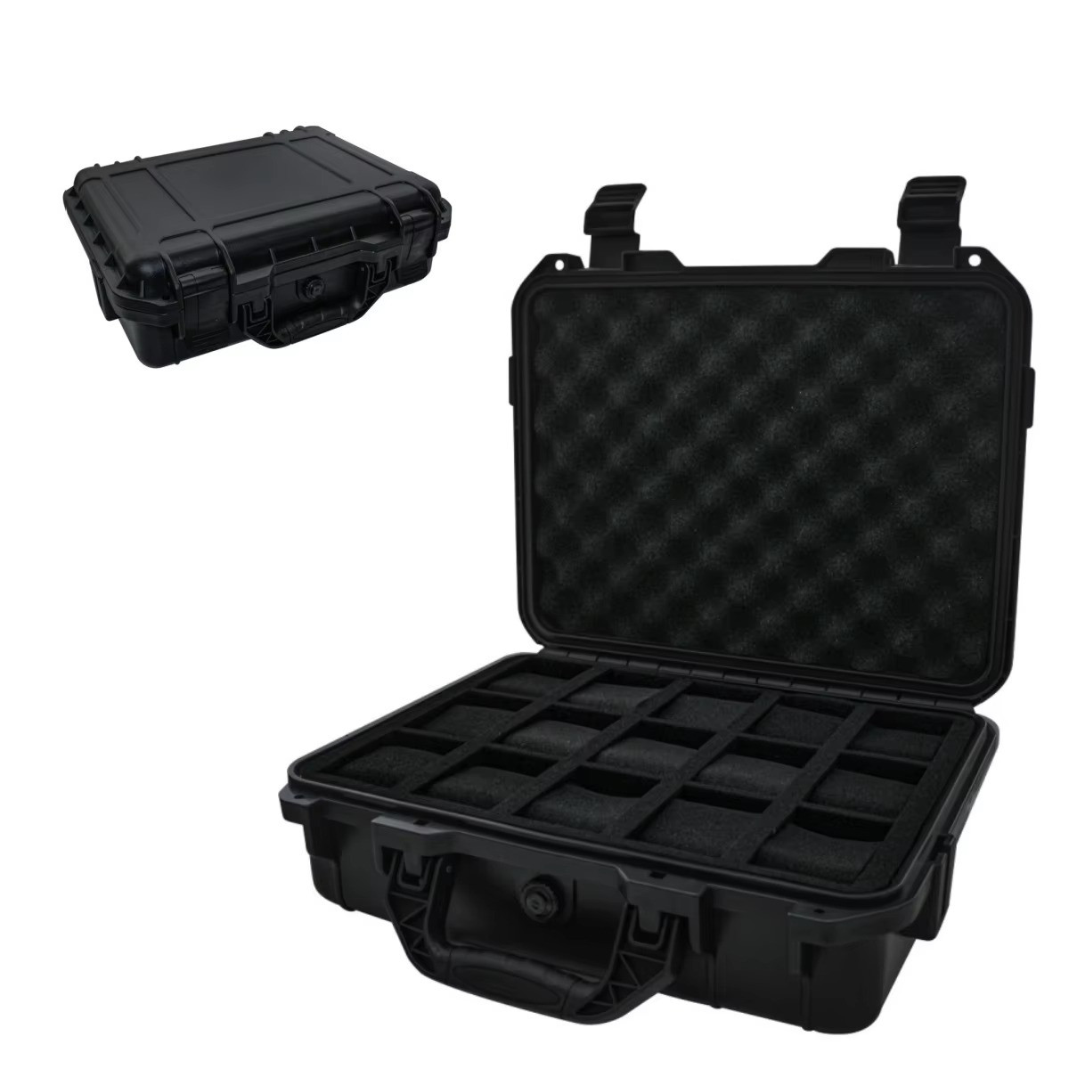 Waterproof Watch Storage Case 8 Slot Travel Watch Box Protective Organizer