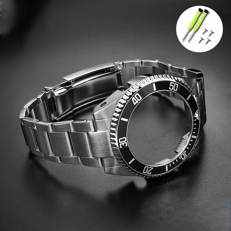 Stainless Steel Case For CasiOak GA2100 GA-B2100 ga2110 Mod kit metal case strap