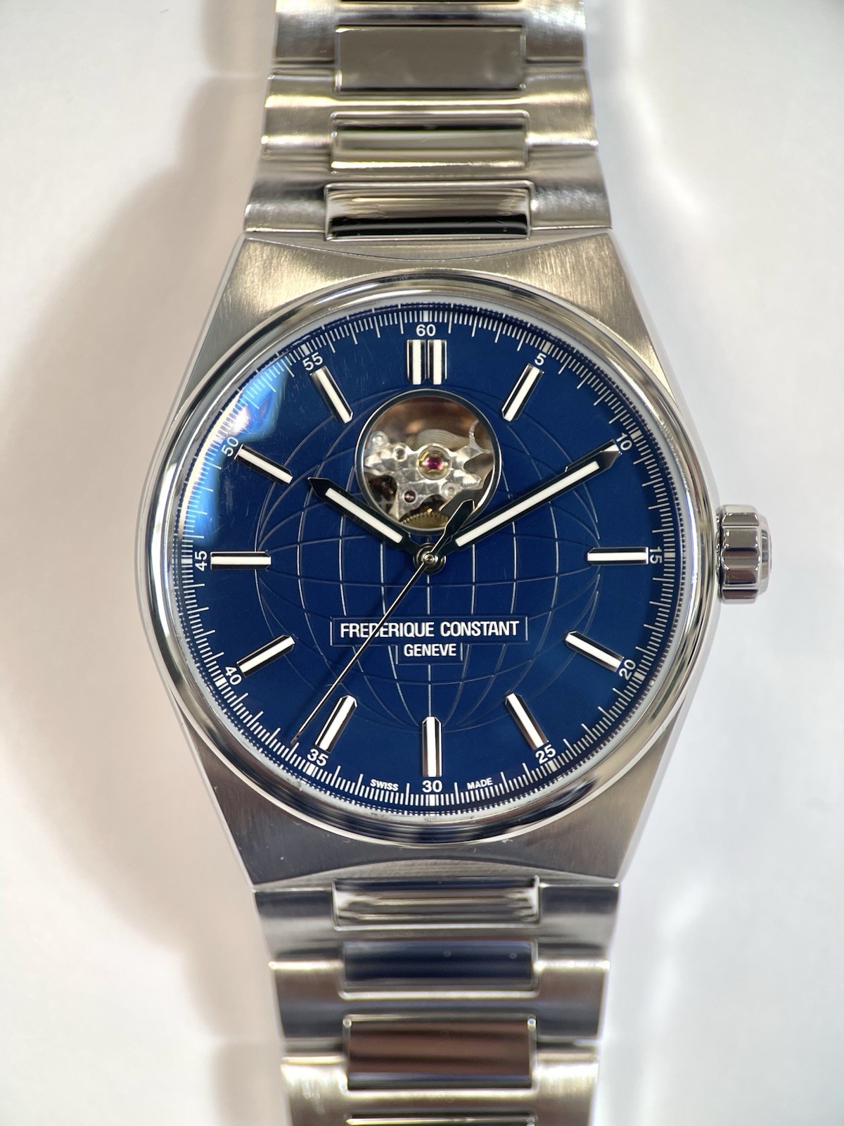 Frederique Constant Fc-303/310X4TNH Highlife Heartbeat Automatic Blue Dial Watch