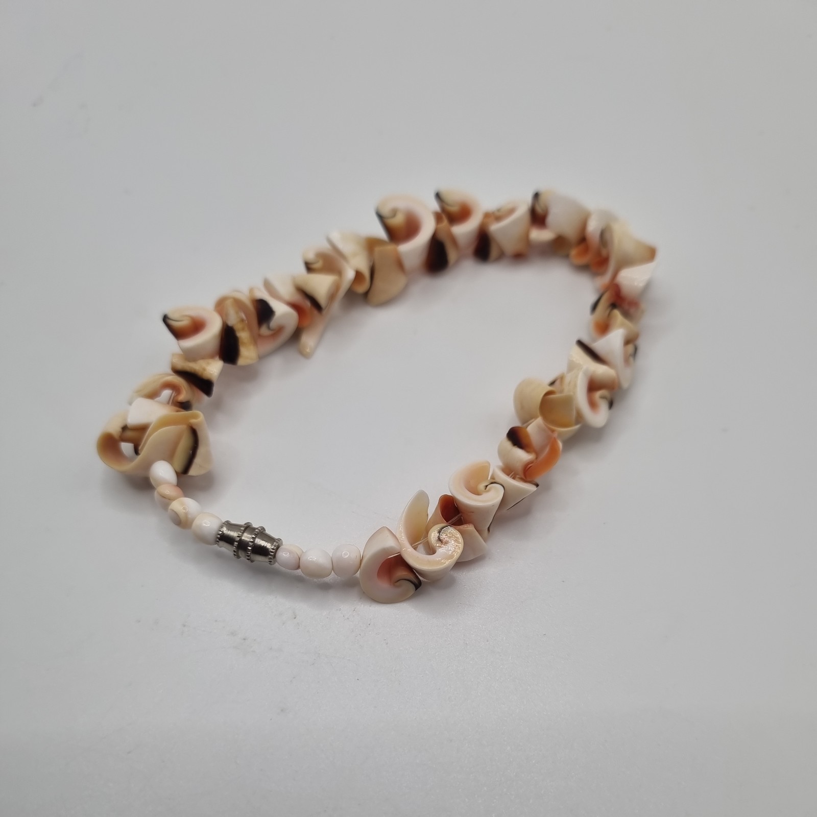unique Handmade Shell Anklet / bracelet. Unisex approximately 16cm.
