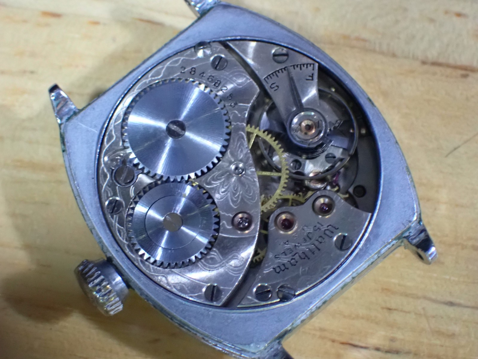 417 Waltham 15 Jewel Men’s Manual Wind Wristwatch good balance 1935