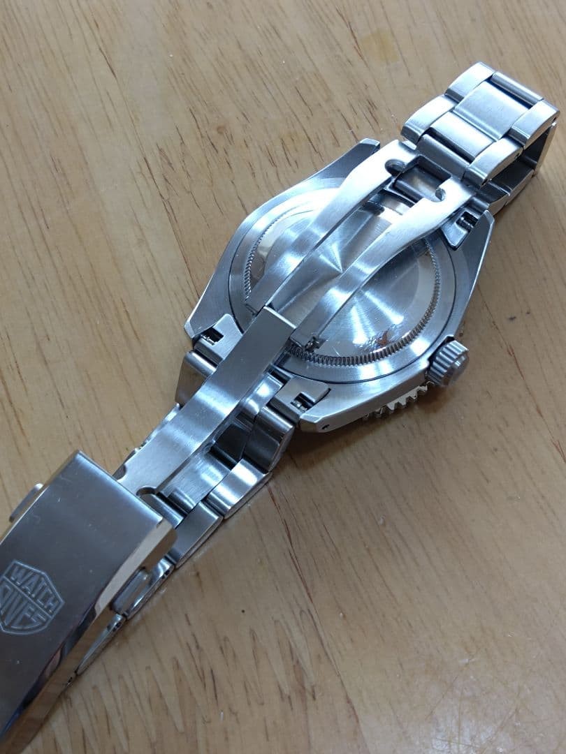Watchdives Automatic Diver Watch Non Date 38mm 18cm7.09in Men Japan Rare Working