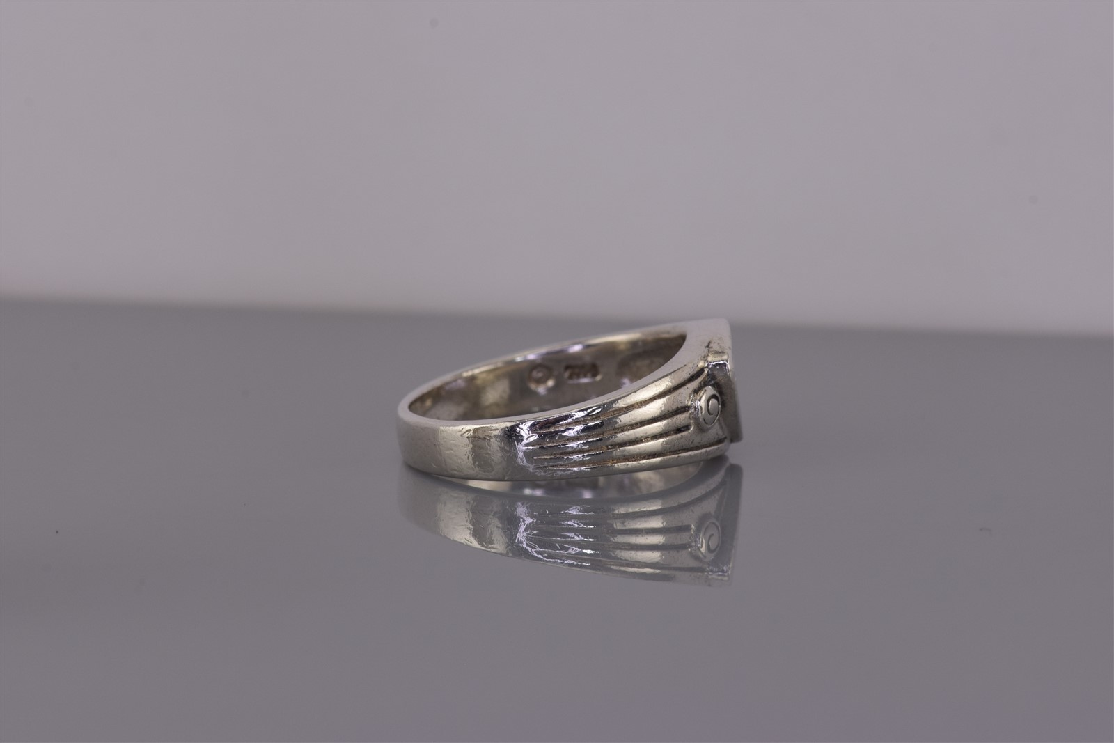 Peter Stone Sterling Silver 9mm Open Celtic Trinity Knot Band Ring 925 Sz: 9