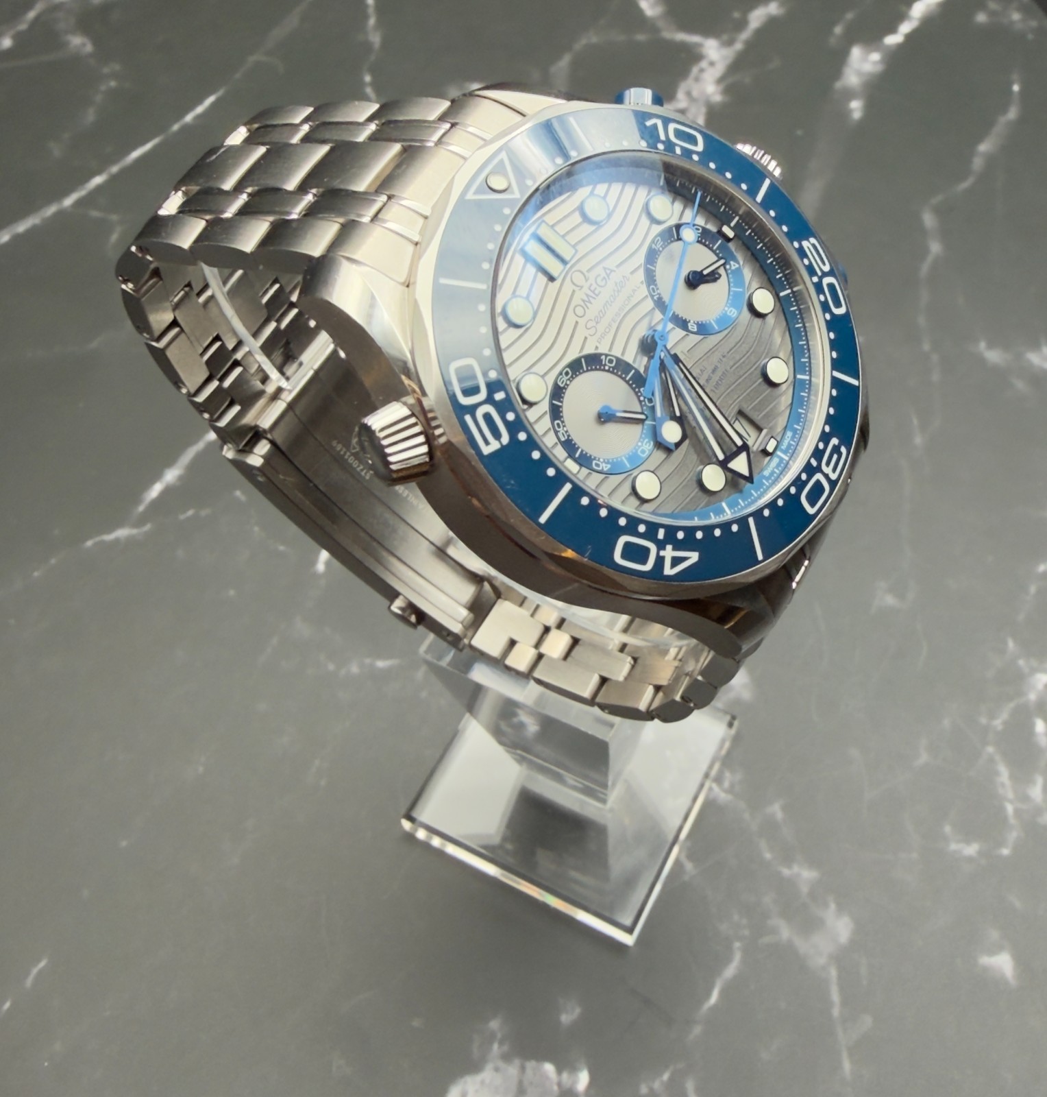 OMEGA Seamaster Diver 300M Chronograph Grey Dial 210.30.44.51.06.001 FULL SET