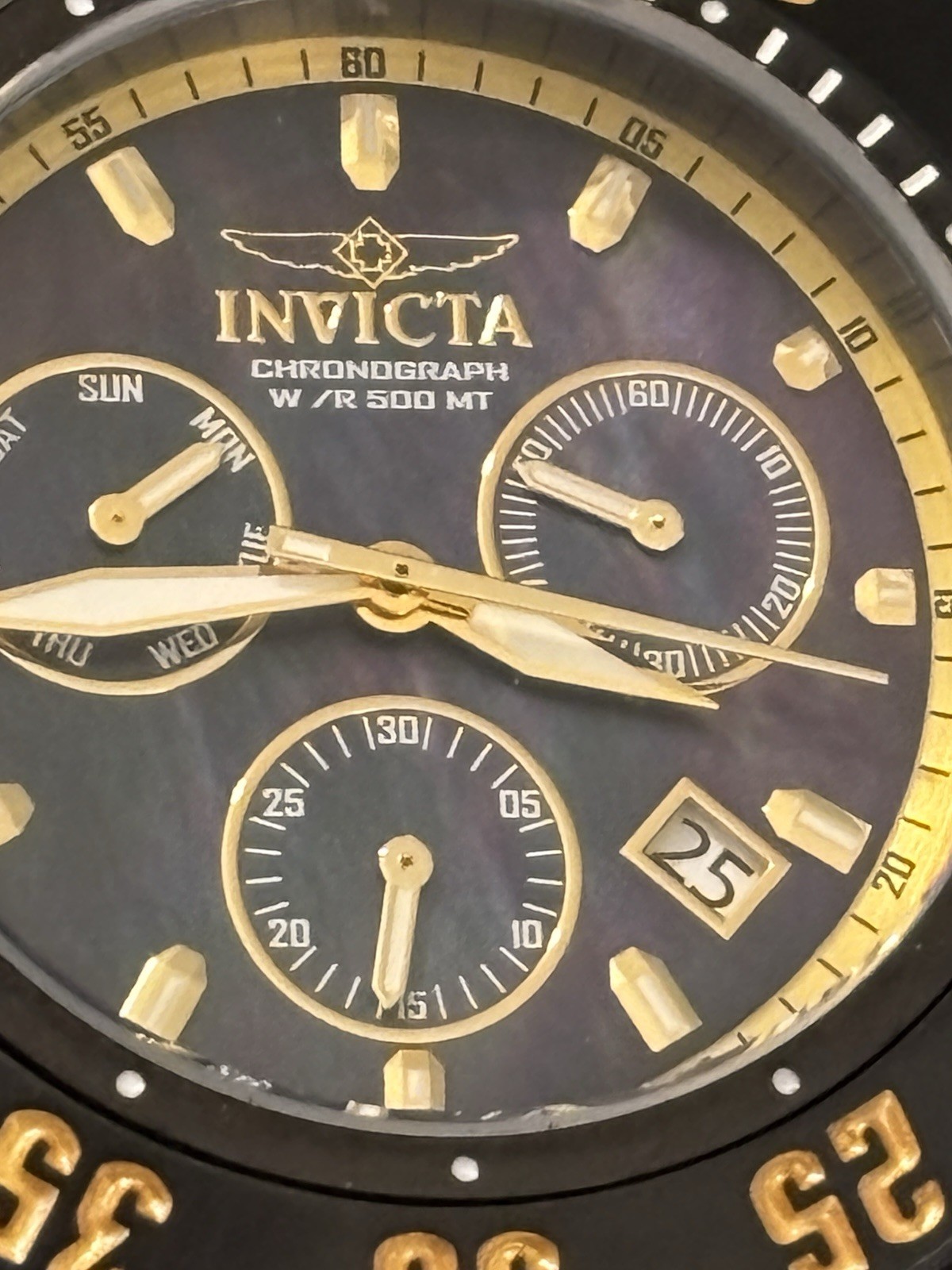 Invicta Subaqua Noma III Men’s Quartz Watch Black/Gold model 22920