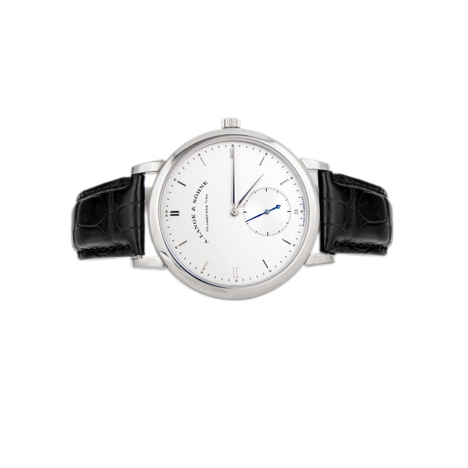 A. Lange & Sohne Grand Saxonia Automatic White Gold Silver Dial 40.6mm 307.026