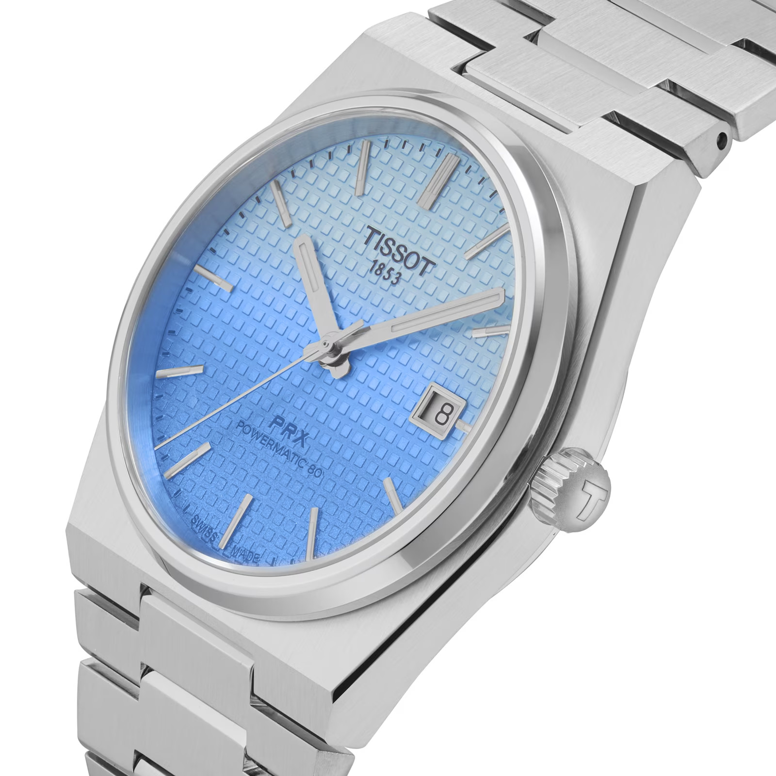 Tissot PRX Powermatic 80 40mm Gradient Blue Dial Automatic Watch T1374071135101
