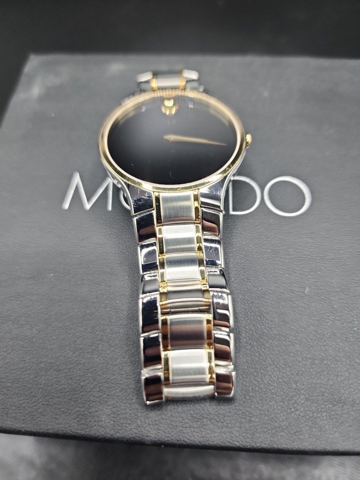 Movado Museum Serio Two Tone Men’s Wristwatch – New In Box & New Battery