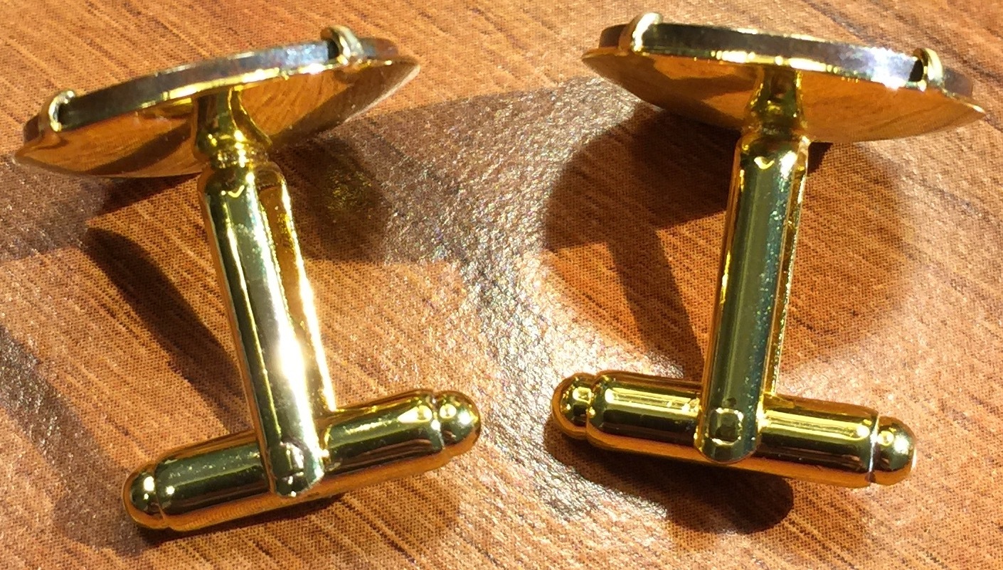 Antique 1892-1916 Imperial Austria Double Eagle Austrian Bronze Coin Cufflinks!