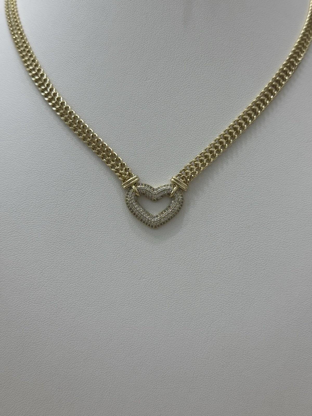 Choker Set 18in bracelet 7,8,9 in extension high quality laminated 14k