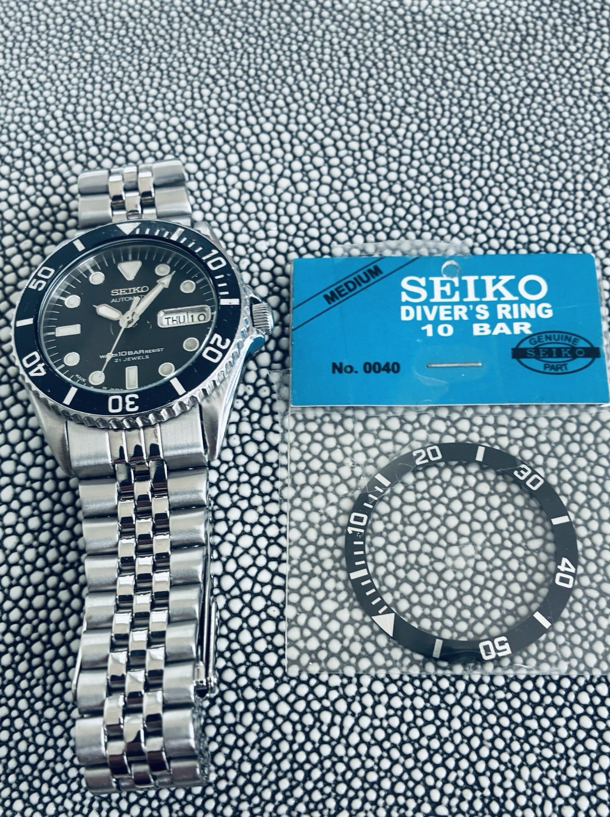 Rare Japan Seiko SKX023J Orig Men’s Automatic Diver Black Dial 100m 7S26-0040 Ex