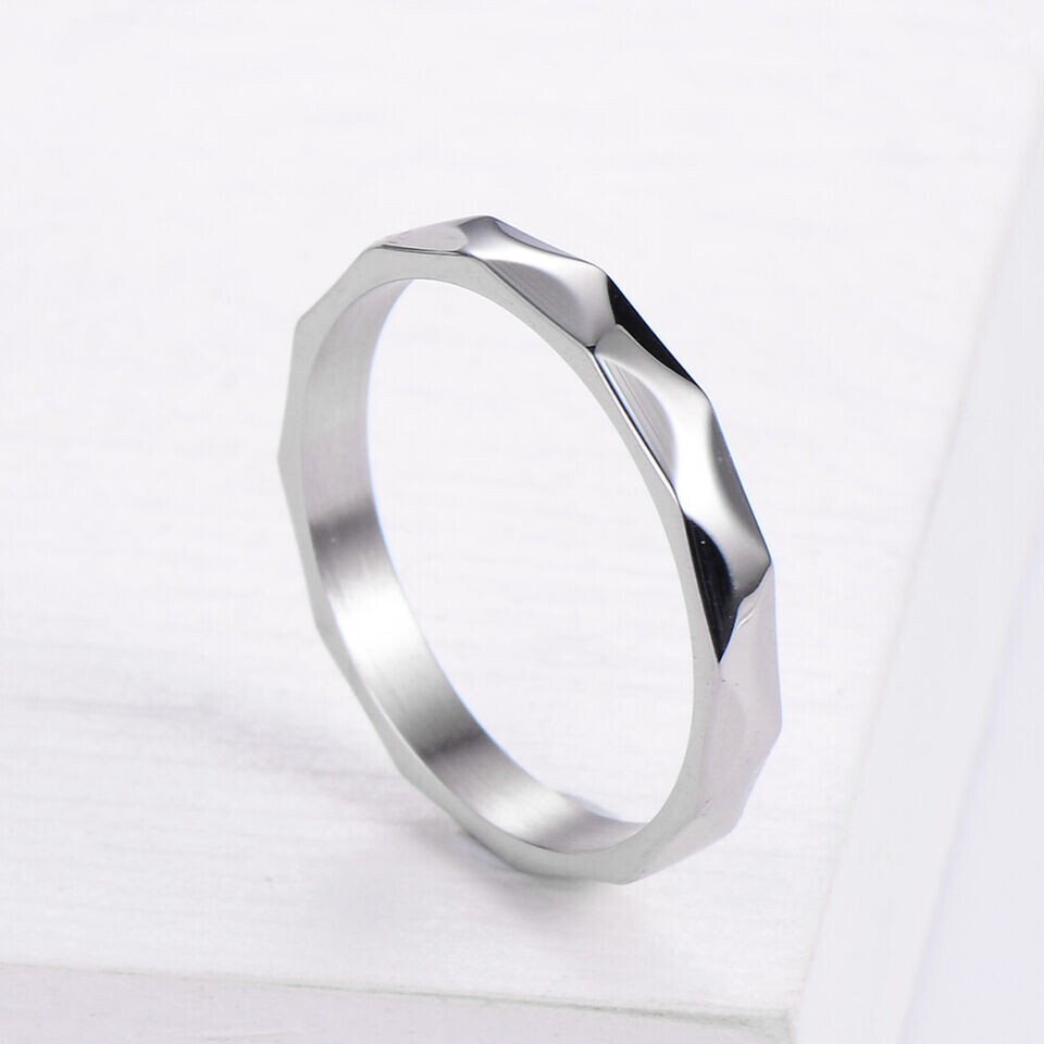 Engineering Design – Professional Handcrafted 925 Silver Wedding Band For Her