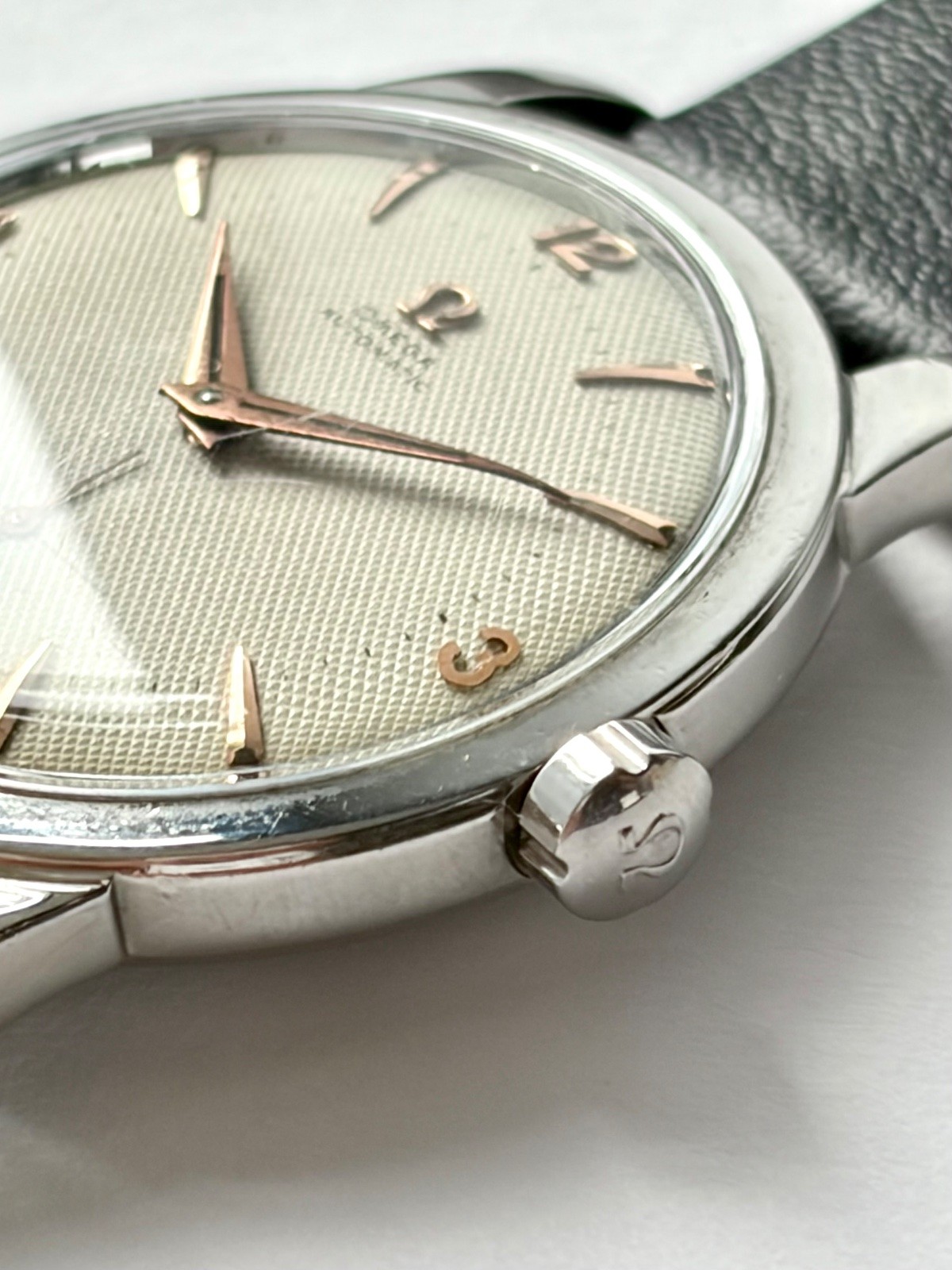 Omega Jumbo Automatic Honeycomb Dial