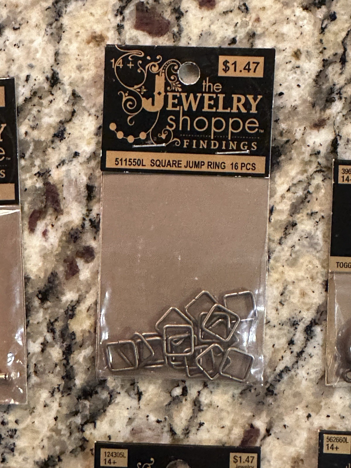 The Jewelry Shoppe Jewelry Makings Lot of 6 Packages Toggle Clasp Jump Ring Oval