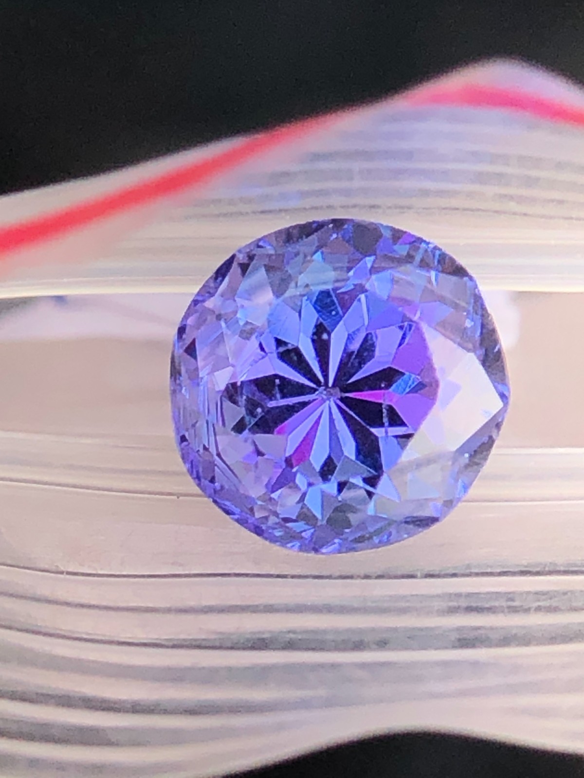 6.40 MM AAABlue Tanzanite Round 1.30 Ct Faceted Gemstone For Making Jewelry/Ring