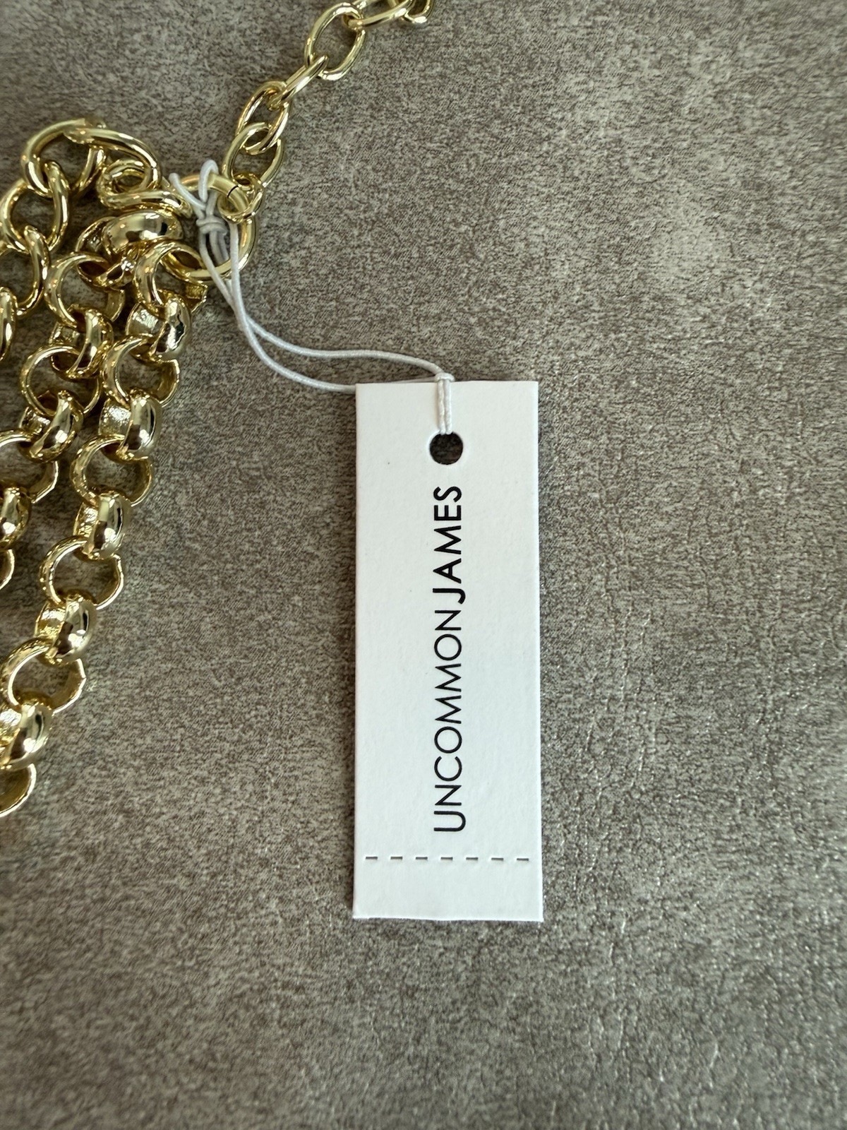 Uncommon James Luxe Layered Gold Necklace 14K Gold Plated Brass NWT