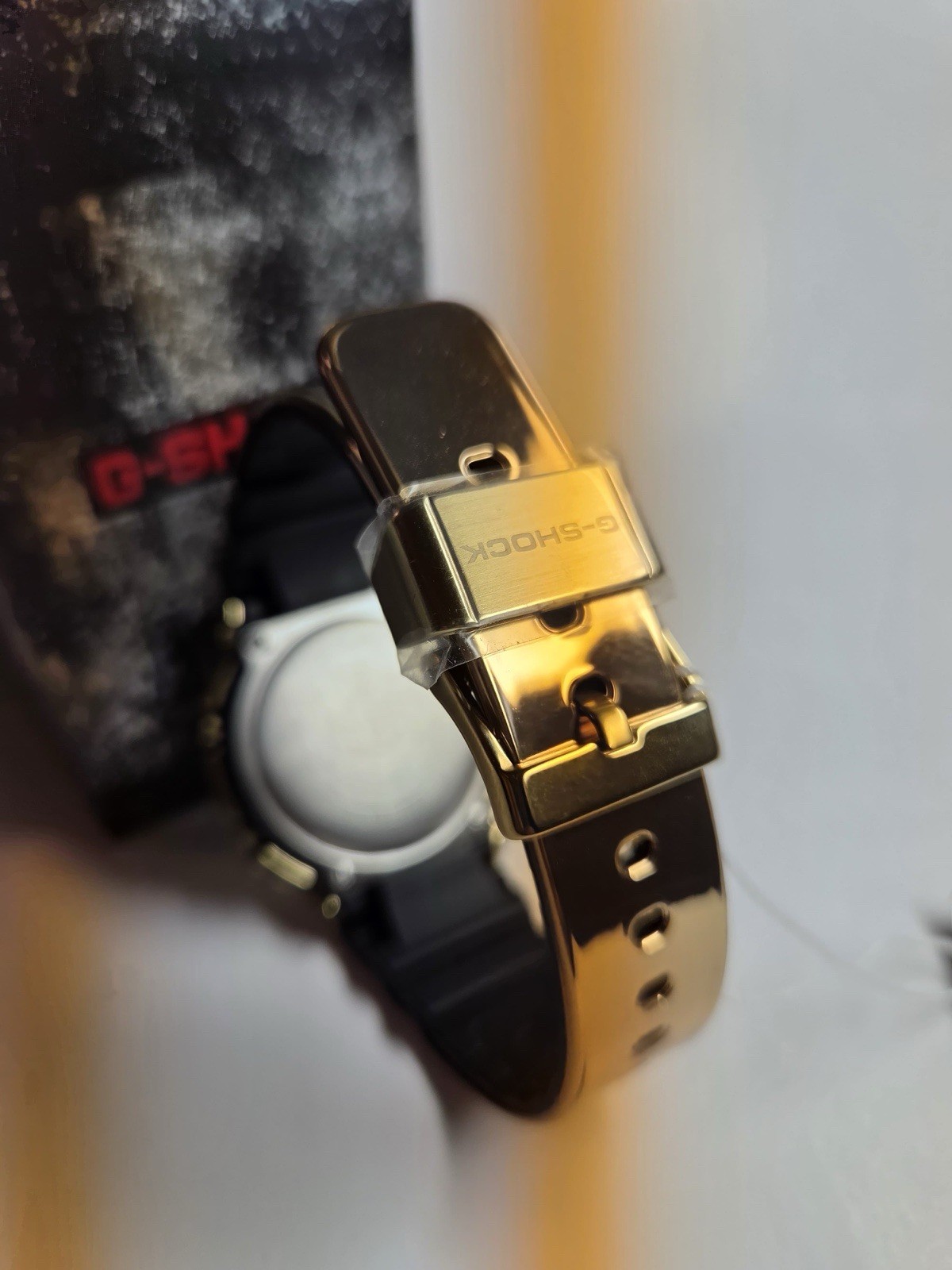 Casio G-Shock GM-5600YMG-9 Gold Metal G-Steel Digital Watch Brand New