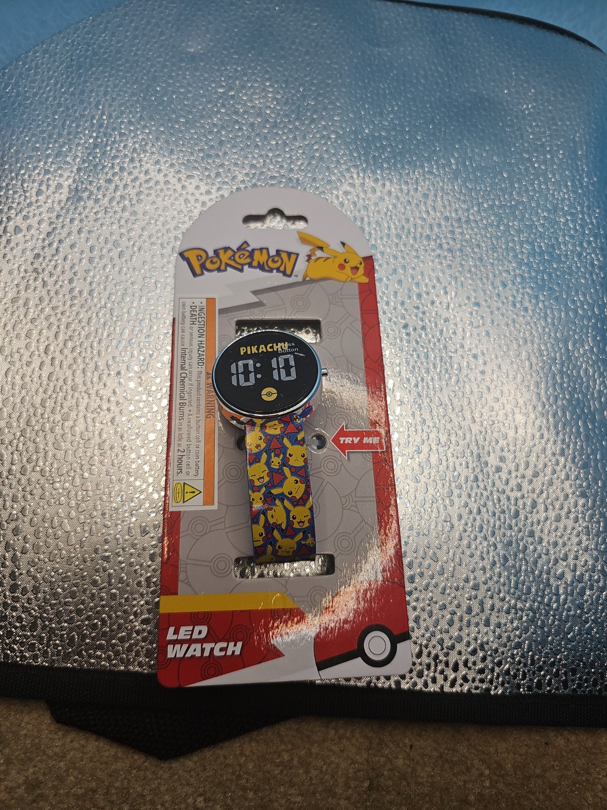 Pokemon Pikachu Quartz LED Plastic Casual Watch Color Black Model POK4433FB 2024