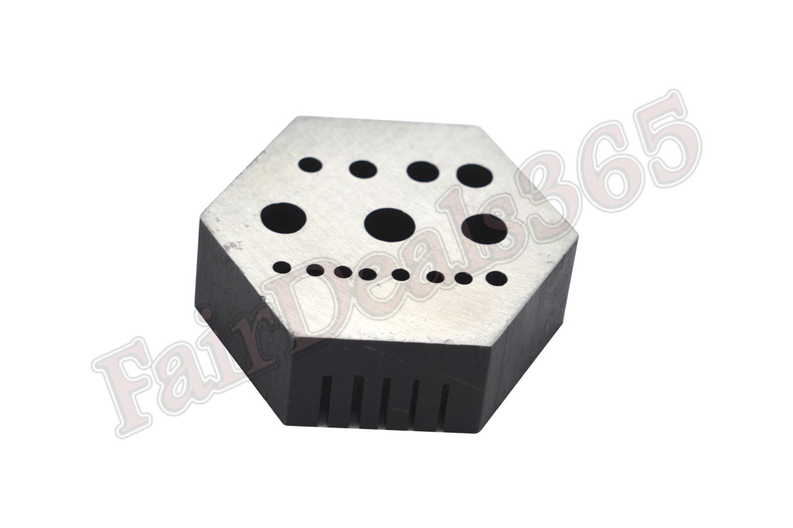 Hexagonal Riveting Stake w/ 15 Holes and 5 Serrations Jewelry Forming Tool