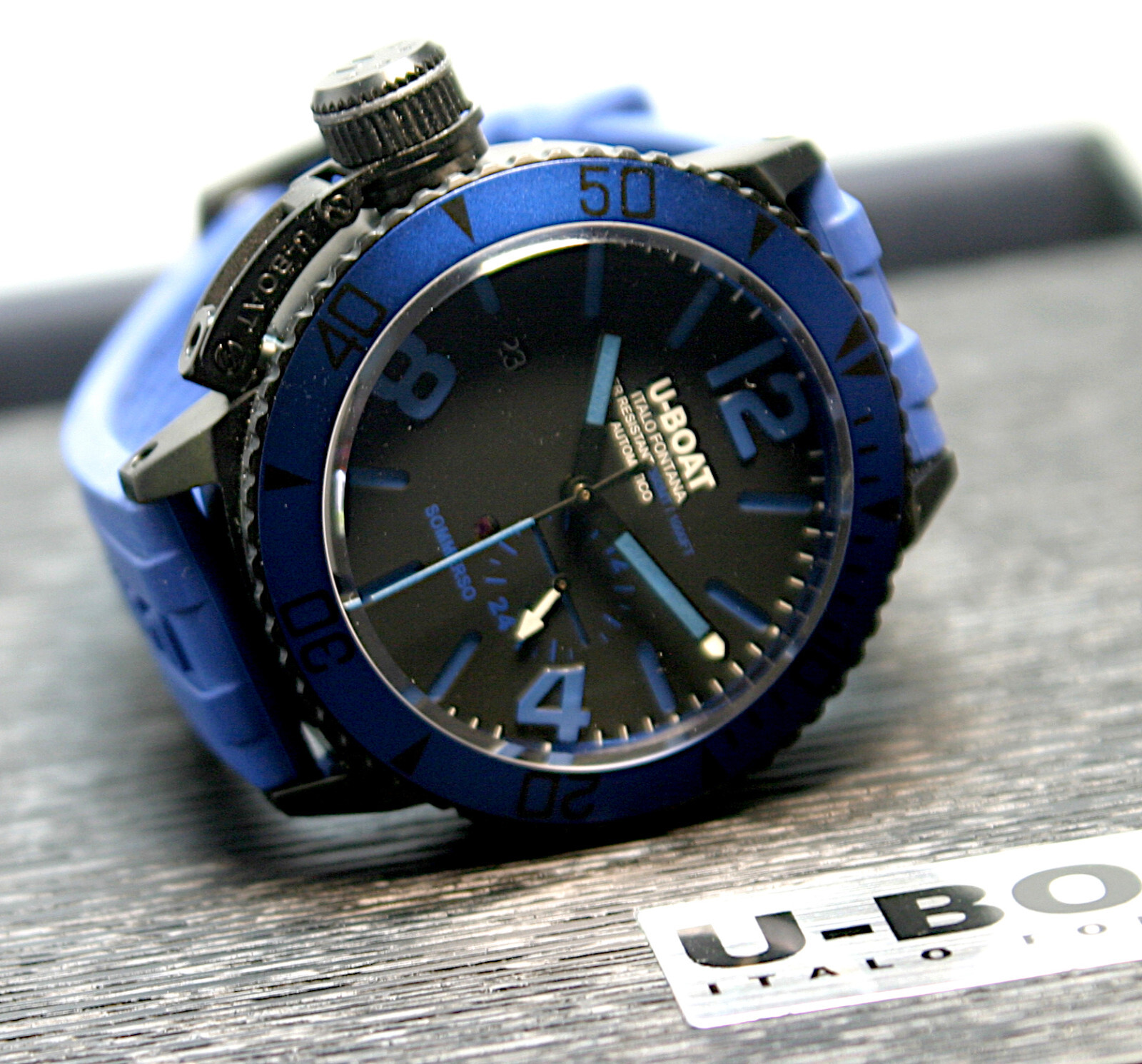 U-Boat Sommerso Blue DLC Aluminum Automatic Ref.: 9669 unworn