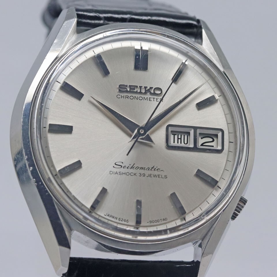 SEIKO SEIKOMATIC CHRONOMETER 6246-9000 1966 Silver Dial Automatic Men’s Watch