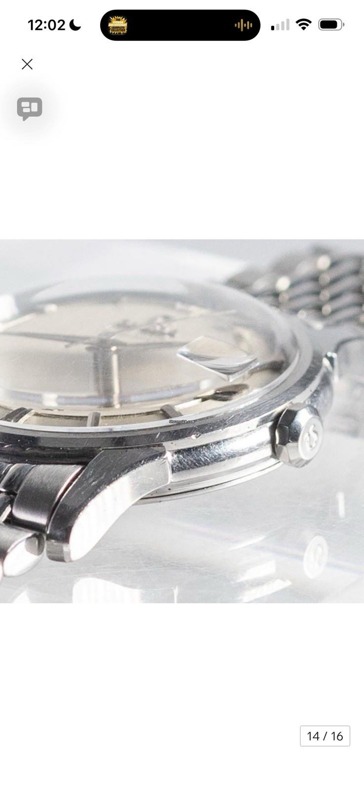 Omega Constellation RARE “Railroad Minute Track” Dial, 1959 Reference 14393