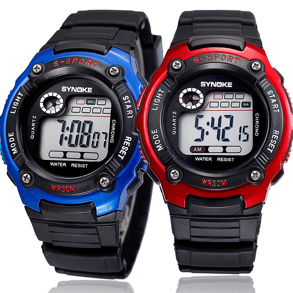 Hot Kids Child Boy Girl Multifunction Waterproof Digital Sports Watche Xmas Gift