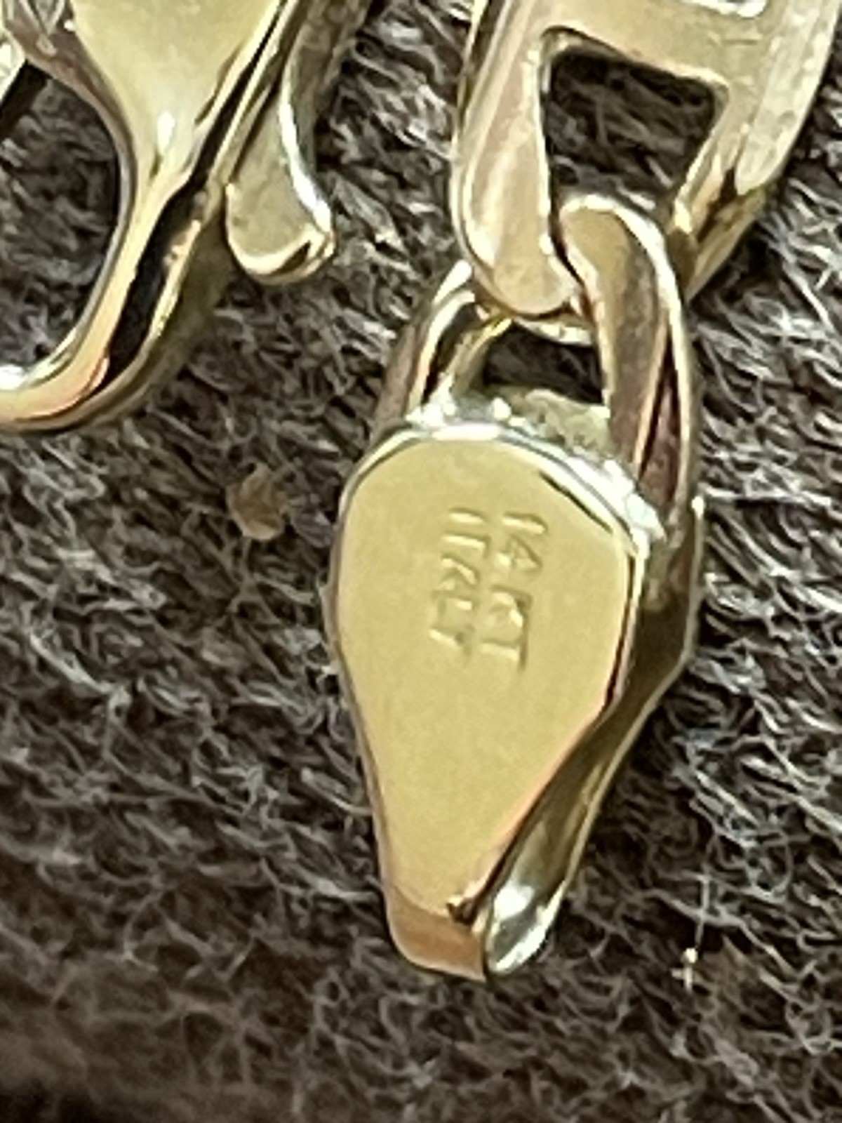 14k Italian Gold Gucci Style Link Bracelet 7” 5.9 Grams