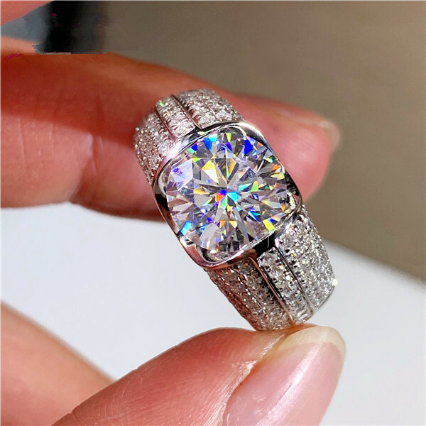 Fashion 925 Silver Filled Ring Women Cubic Zircon Jewelry Gift Sz 6-10