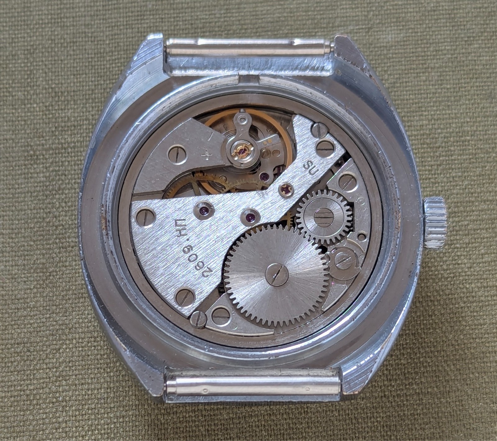 soviet-era vintage Raketa by PChZ men’s watch ussr made
