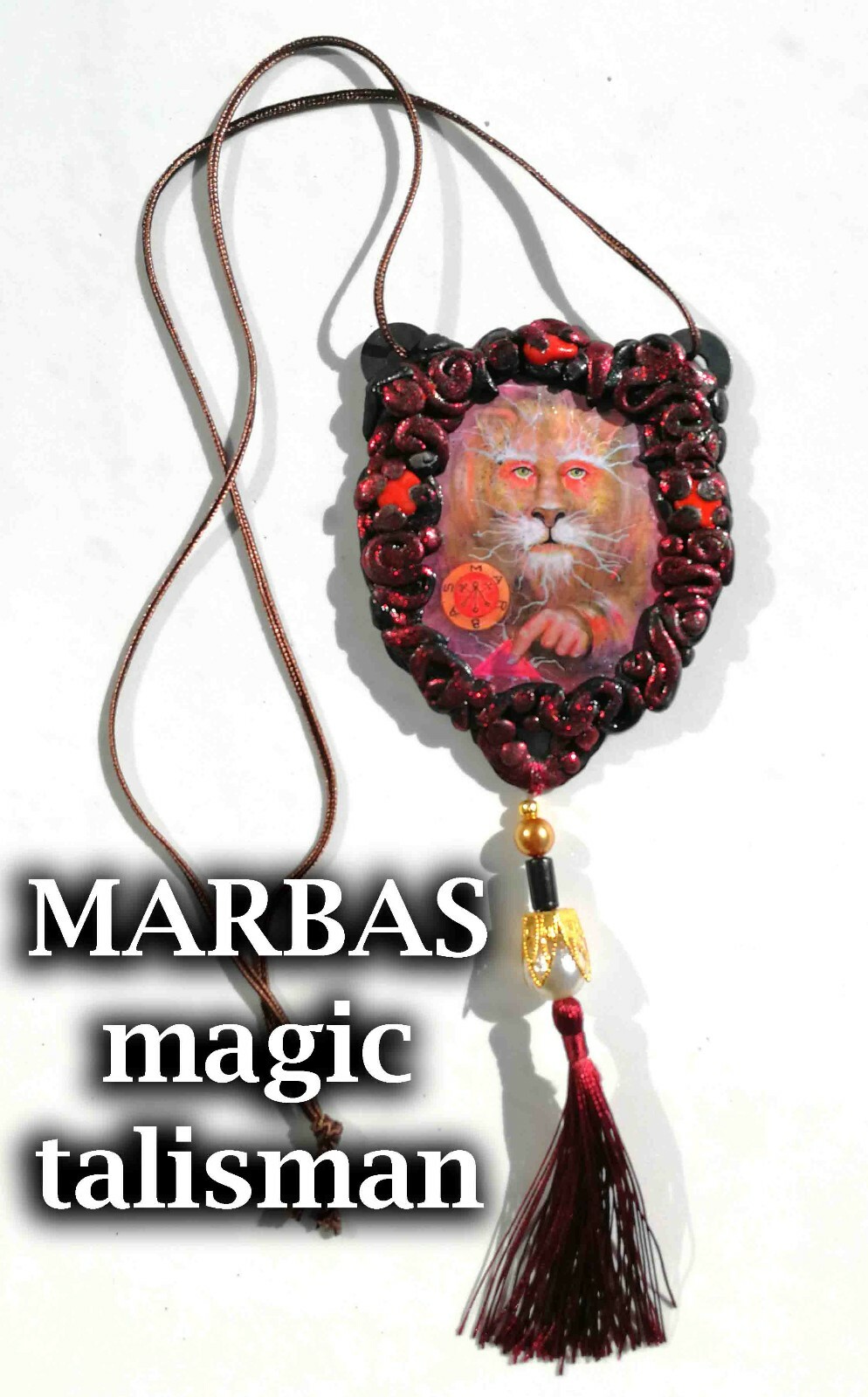 sign of lion talisman charms amulet attraction money prosperity wealth richness