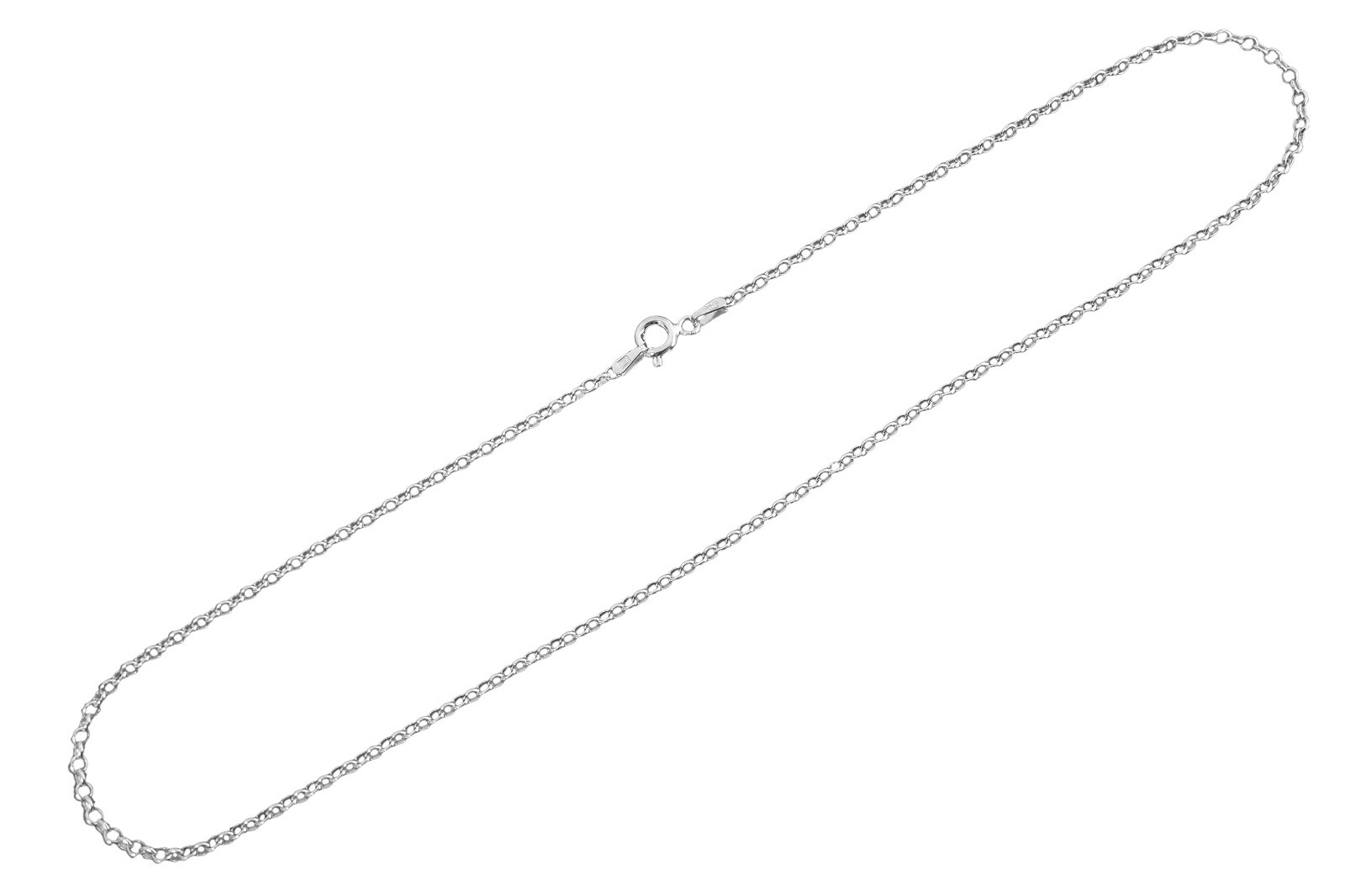 2.1mm Rolo Chain Necklace – 925 Sterling Silver – 030 16″ – 24″