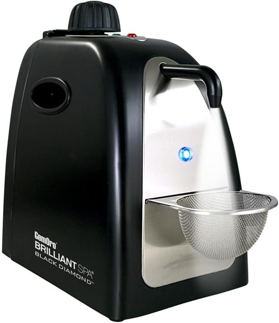 Jewelry Steam Cleaner Black Diamond Spa Portable Deep Cleaning Machine