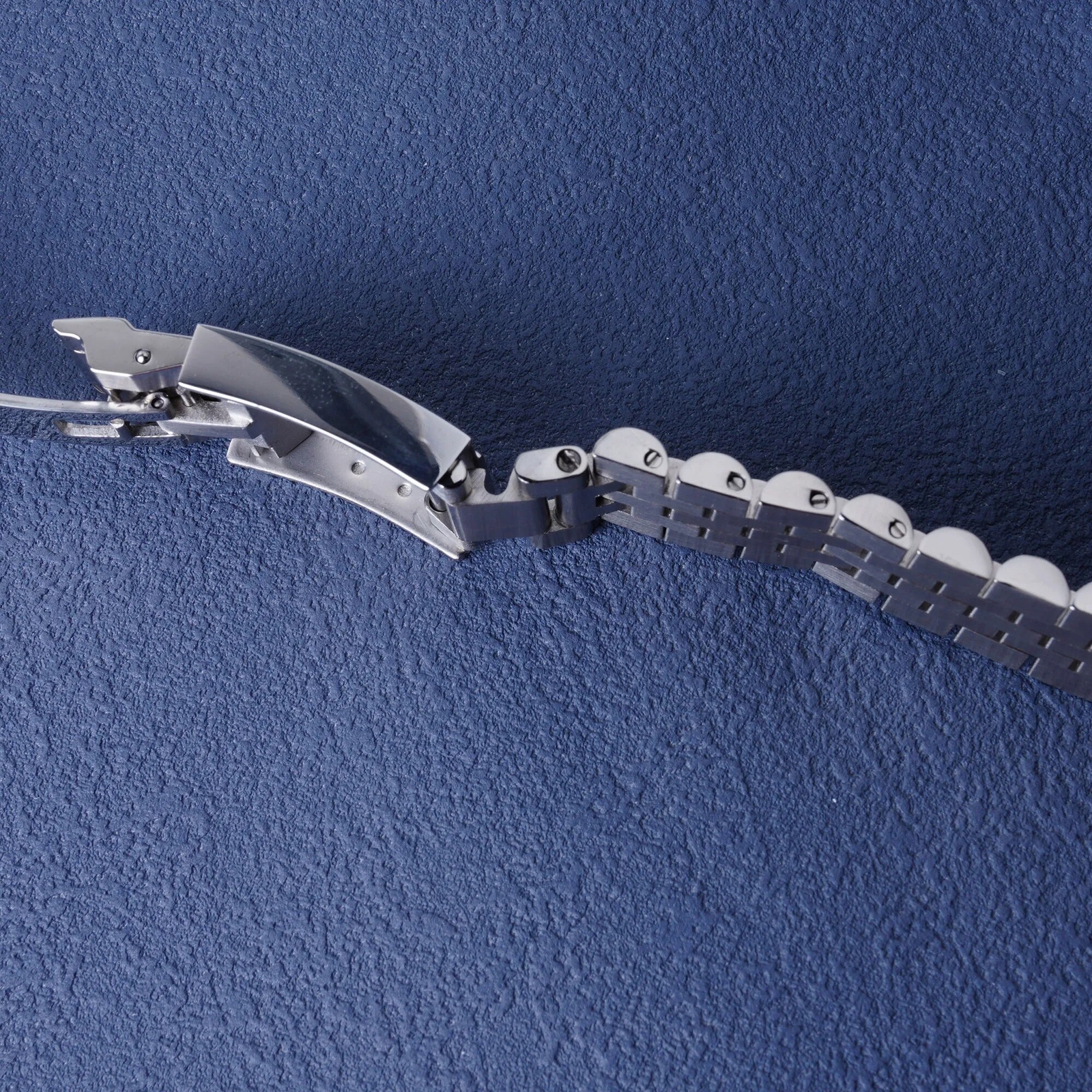 For Seiko 5 SNK361 18mm Jubilee WatchBand Bracelet With Oyster Deployment Clasp